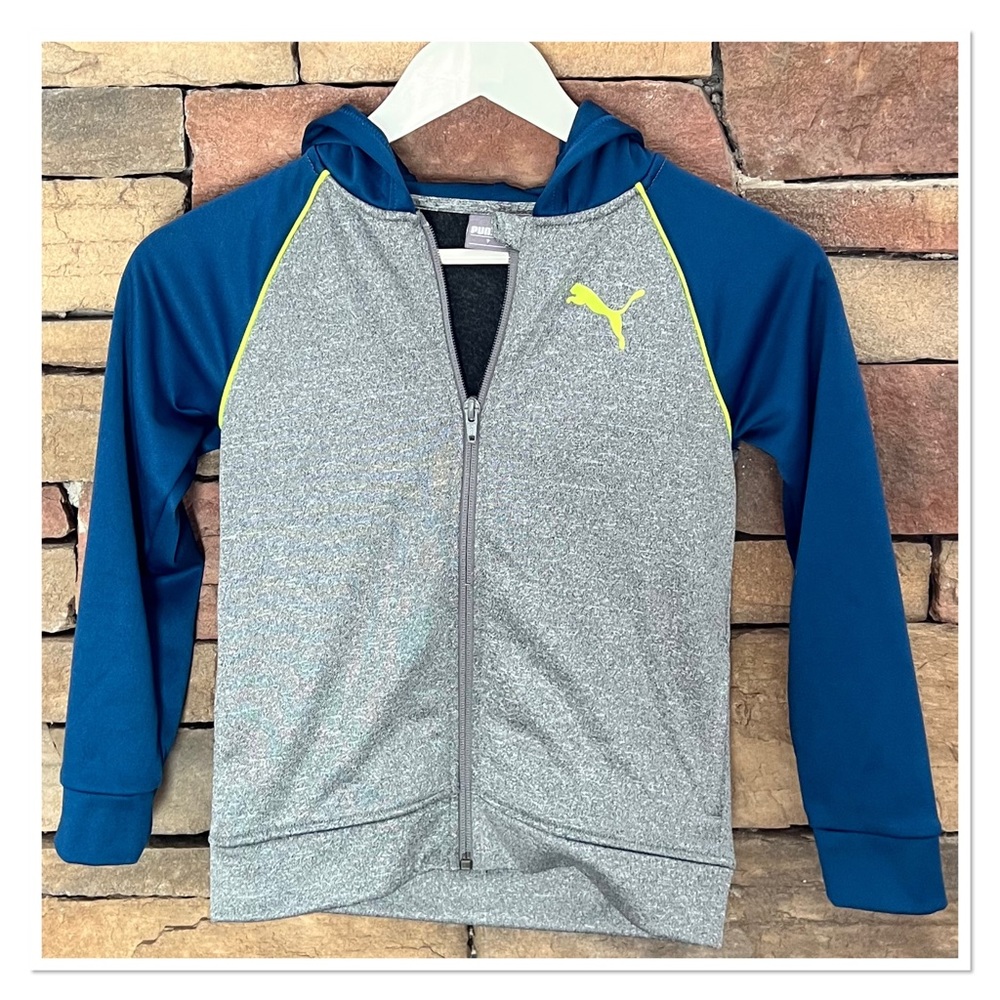 PUMA Kids Zip Closure Hooded Jacket